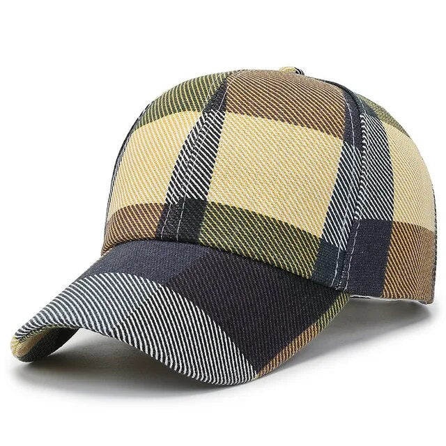 Léonie | Casquette de Baseball avec Imprimé à Carreaux et Confort Durable pour Tous