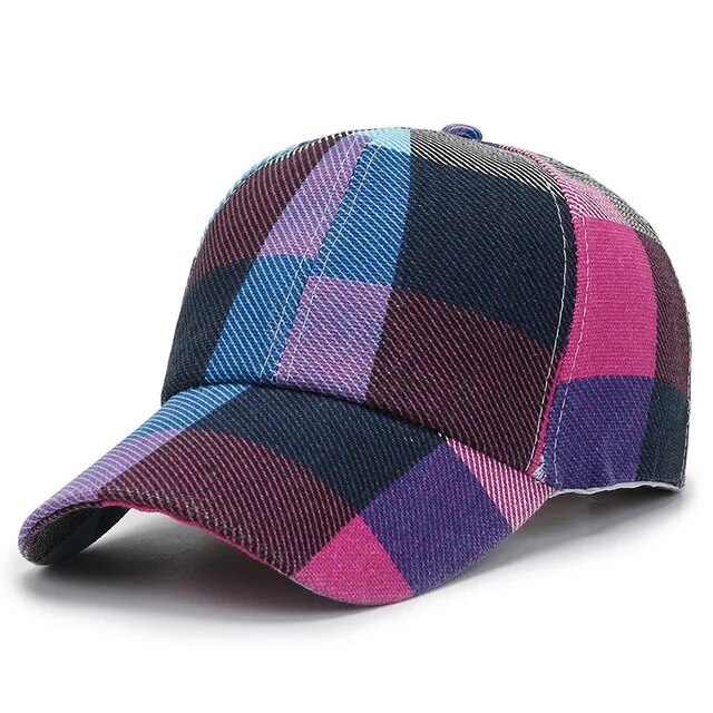 Léonie | Casquette de Baseball avec Imprimé à Carreaux et Confort Durable pour Tous