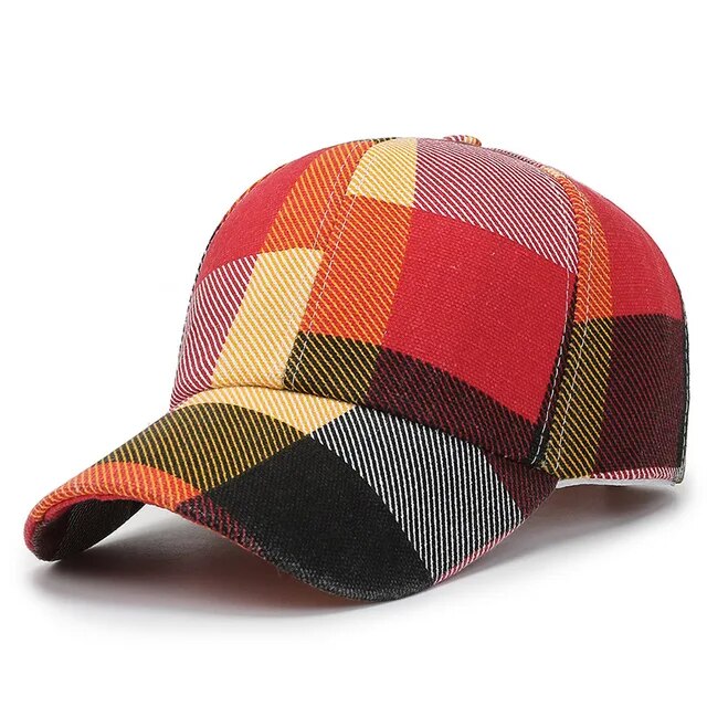 Léonie | Casquette de Baseball avec Imprimé à Carreaux et Confort Durable pour Tous