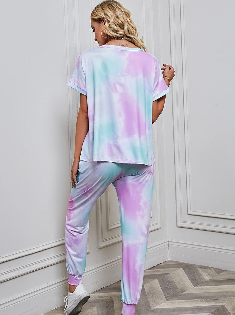 Alyssa | Ensemble Chemise et Pantalon Tie Dye avec Confort Optimal pour Femmes