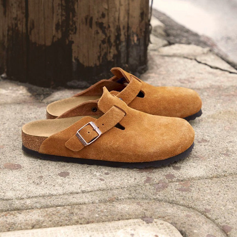 Nienke - Sandales de luxe en daim souple avec semelle confortable