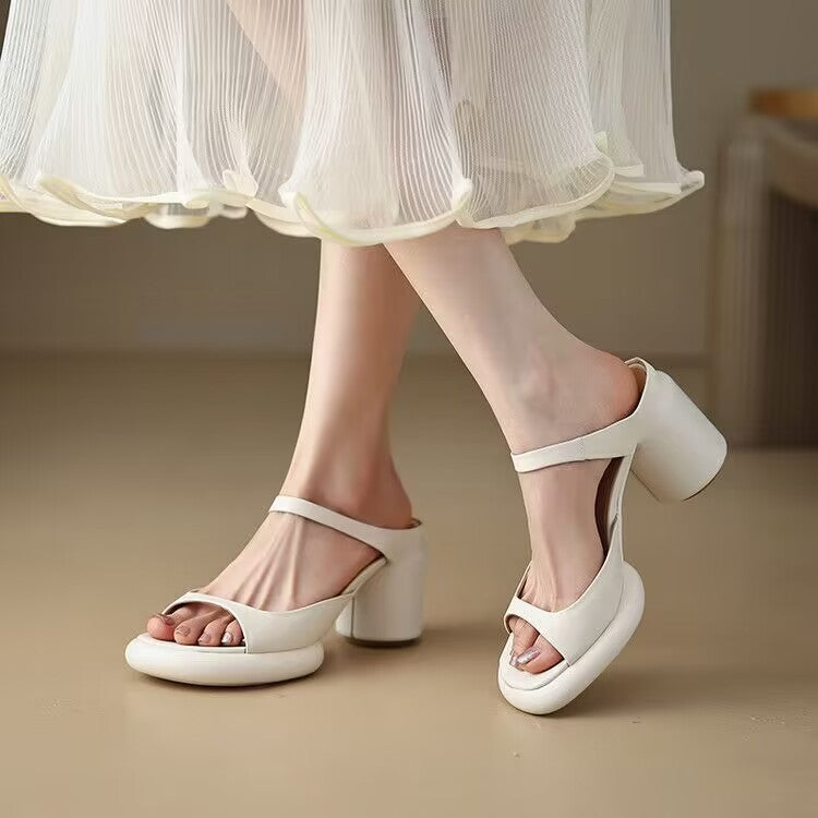 Léna | Talons à Lanière avec Élégance et Confort pour Femmes