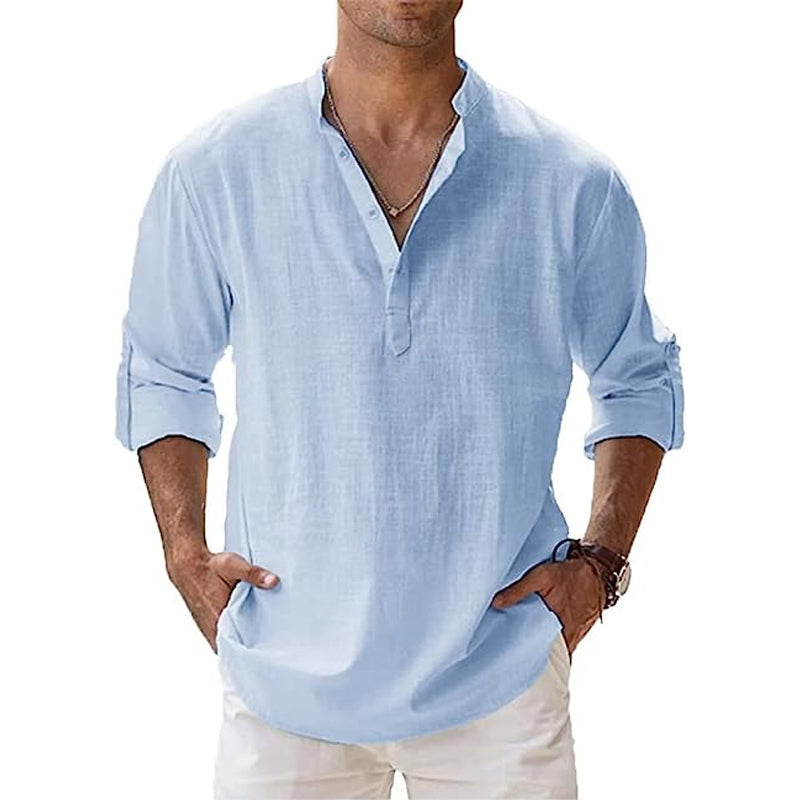 Bellevo | Chemise en lin élégante pour hommes