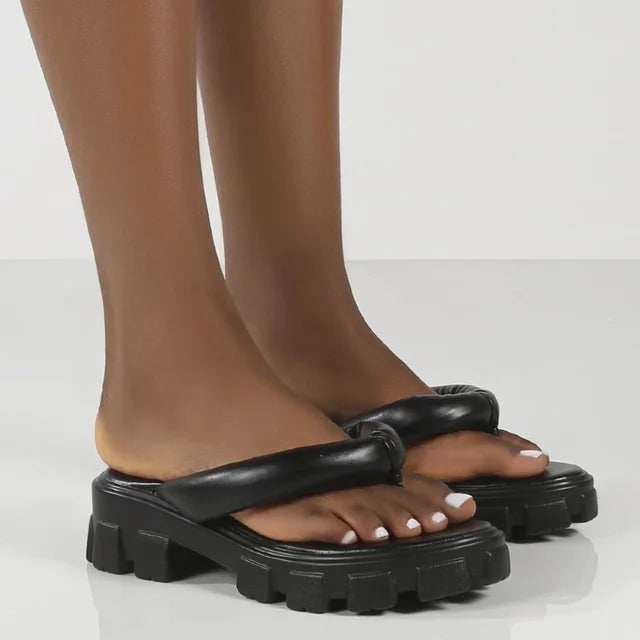Lunaire | Chaussures de plage avec Semelle Épaisse et Design Élégant pour Femmes