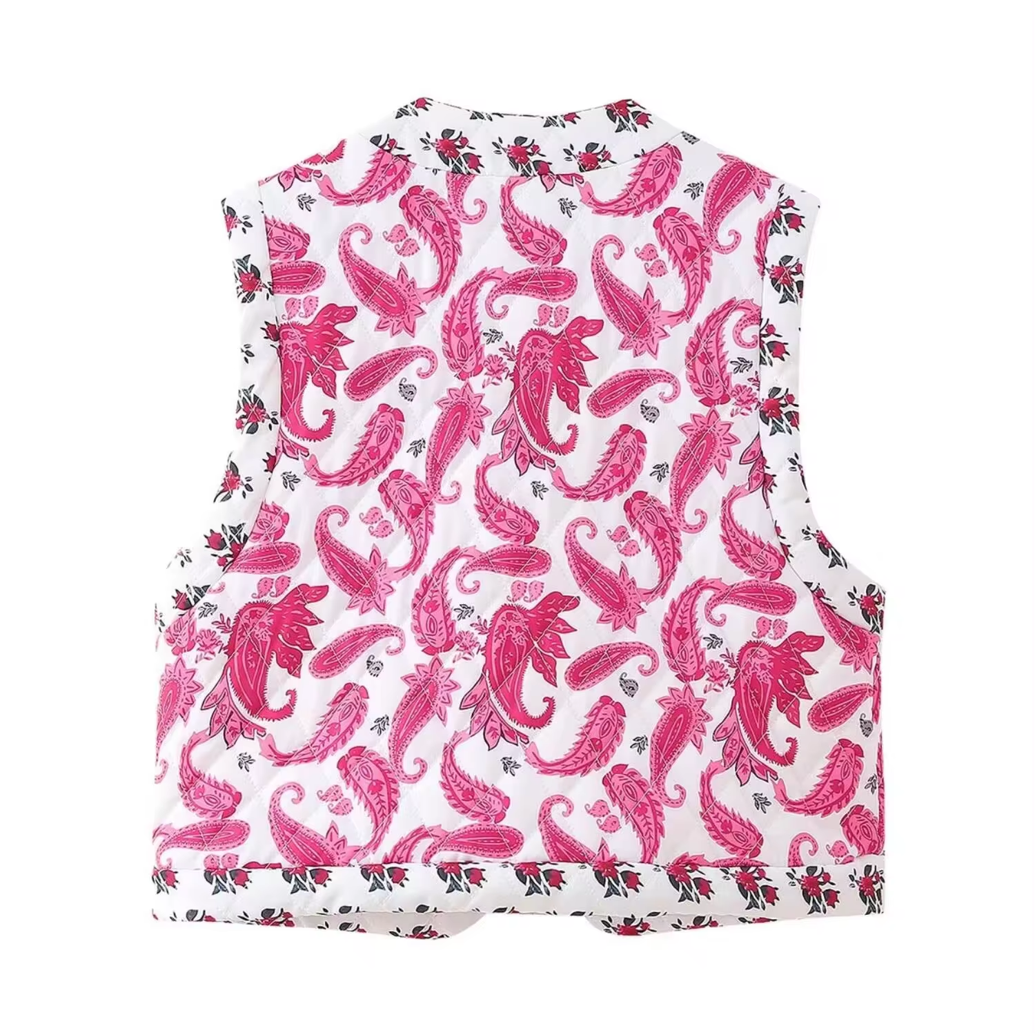 Sophie Paris® I Gilet matelassé imprimé Paisley