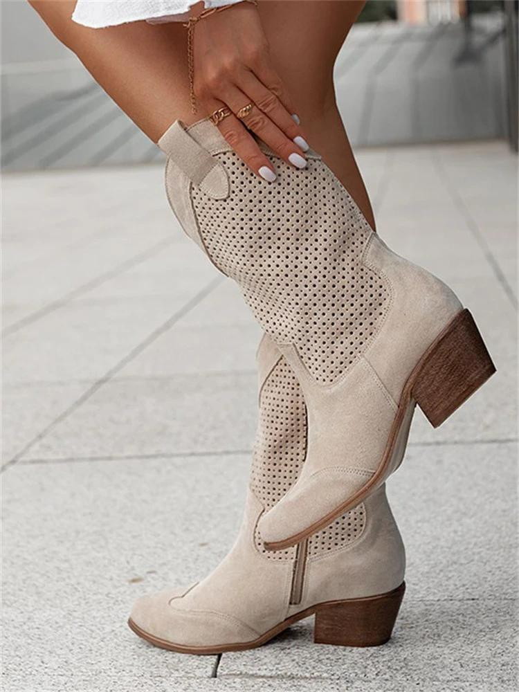 Neve | Femme Bottes de cowboy respirantes