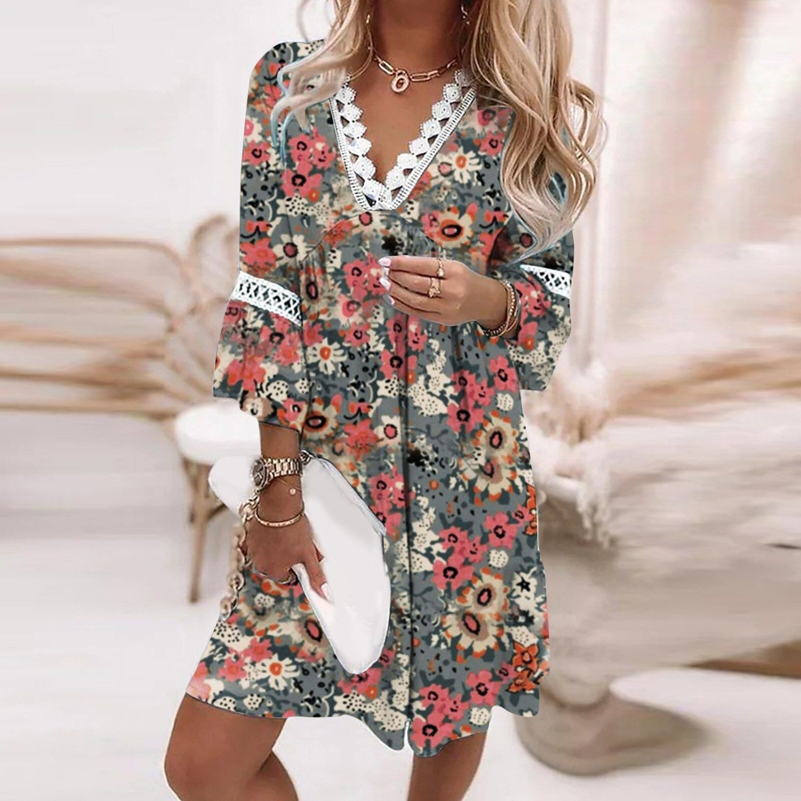 Solstice | Breezy Blooms Robe d'été pour femmes