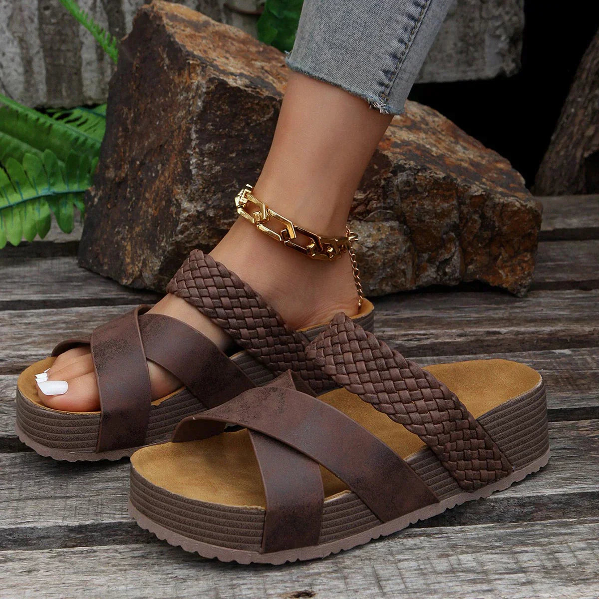 Sibyl | Sandales orthopédiques à la mode