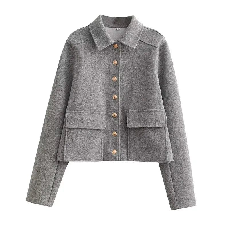 Sophie | Veste avec Tissu Tweed Élégant et Manches Longues pour Femme