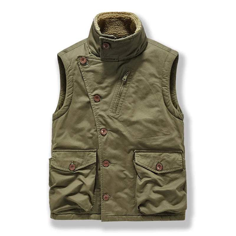 Atlas | Gilet polaire avec Isolation Thermique et Style Militaire pour Hommes