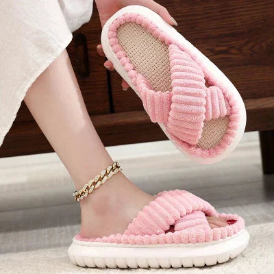 Jillie - Chaussures de luxe en peluche pour dames