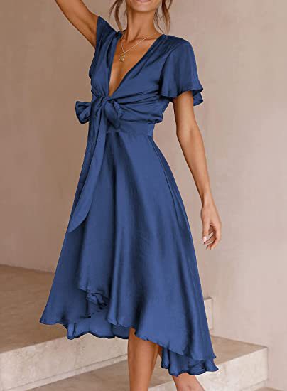 Bellevo | Robe de satin de luxe