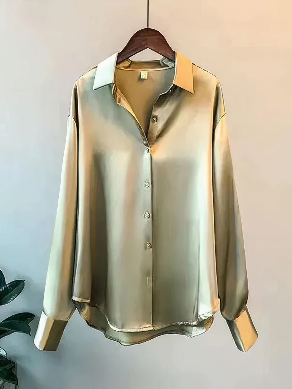 Sophie | Blouse en Satin avec Élégance Vintage pour Femmes