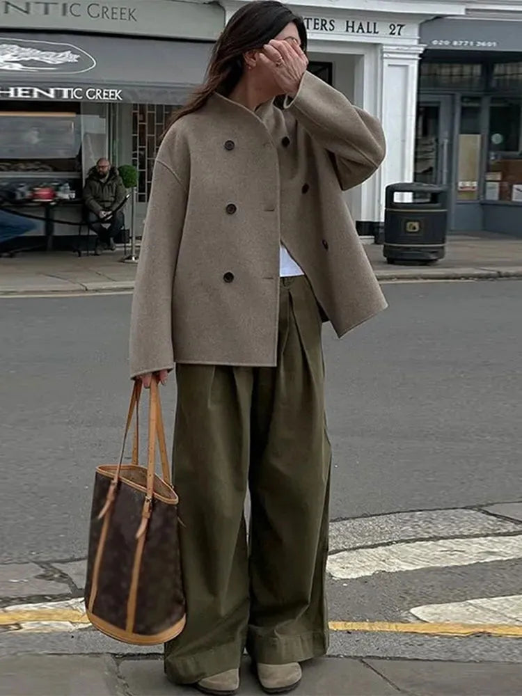 Céleste | Manteau en Laine avec Élégance Intemporelle et Confort pour Femmes