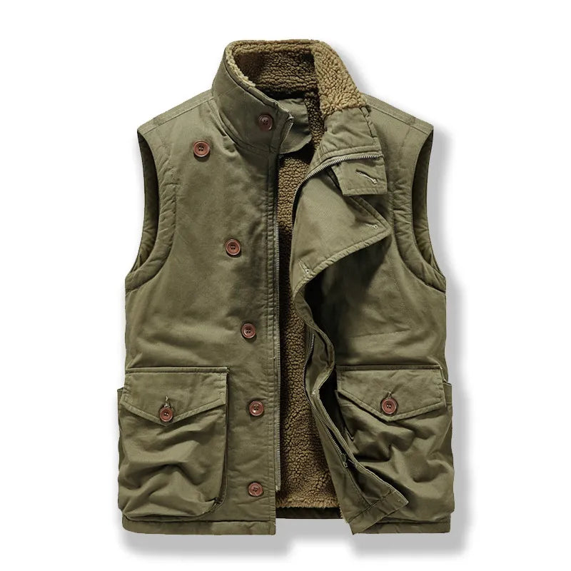 Atlas | Gilet polaire avec Isolation Thermique et Style Militaire pour Hommes