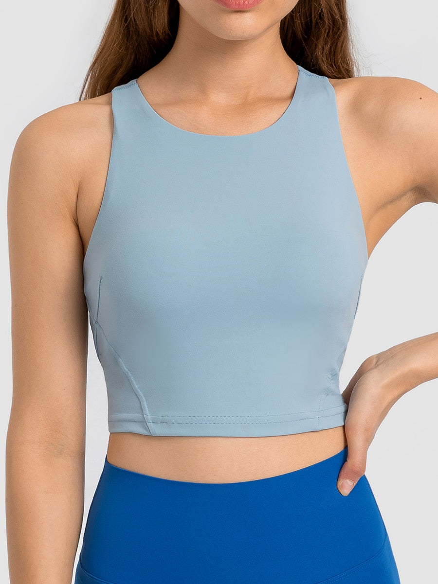 Alyssa | T-shirt Sportif avec Soutien-Gorge Intégré et Style Élégant pour Femmes