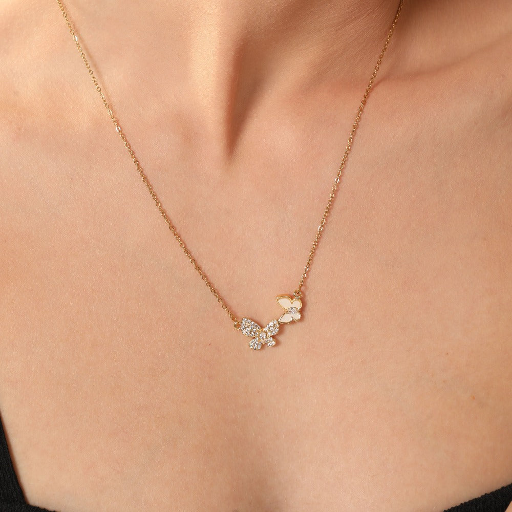 Ayla | Collier avec Nacre et Finition Plaquée Or pour Femme