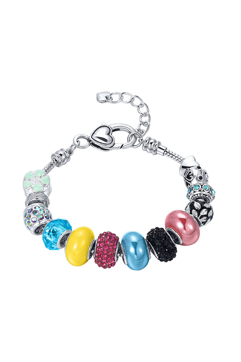 Bracelet Charms orné de cristaux de Bohême - Livraison offerte