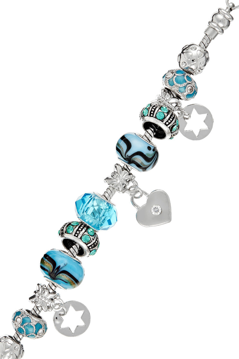 Bracelet Charms orné de cristaux de Bohême - Livraison offerte