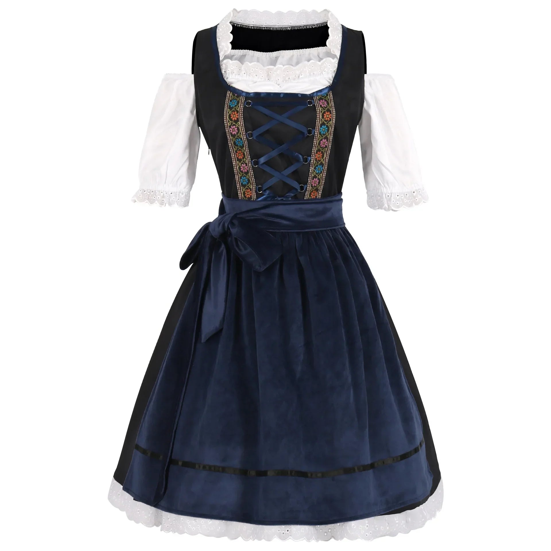 Bettine | Robe Dirndl Pour Femmes | Bleu