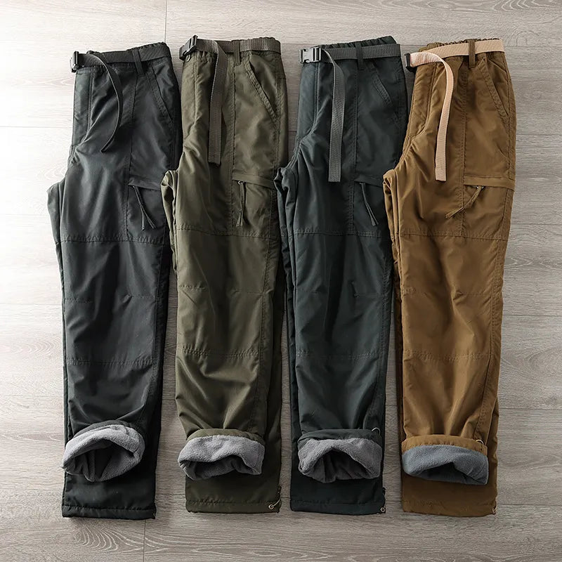 Aurelius | Pantalon Tactique avec Doublure Polaire et Softshell Imperméable pour Hommes