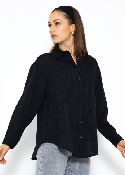 Céleste | Blouse à manches longues avec effet froissé et design intemporel pour femmes