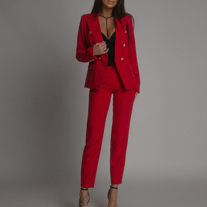 Genevie - Elégant ensemble blazer-pantalon