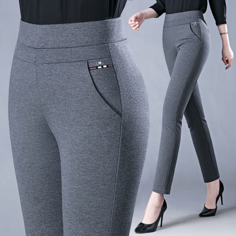 Alyssa | Pantalon avec Coupe Ajustée et Taille Haute pour Femmes Élégantes