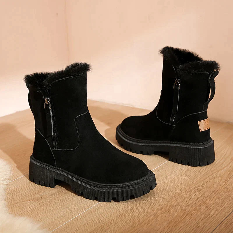 Céleste | Bottes d'hiver avec Doublure en Sherpa et Imperméabilité pour Femmes