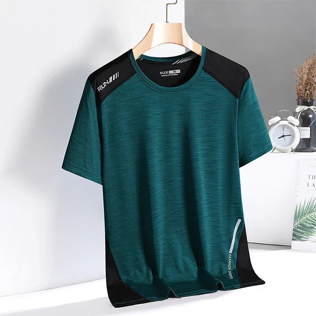 Athlétique | T-Shirt avec Tissu Respirant et Séchage Rapide pour Hommes