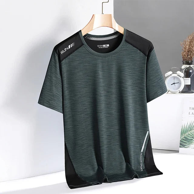 Athlétique | T-Shirt avec Tissu Respirant et Séchage Rapide pour Hommes