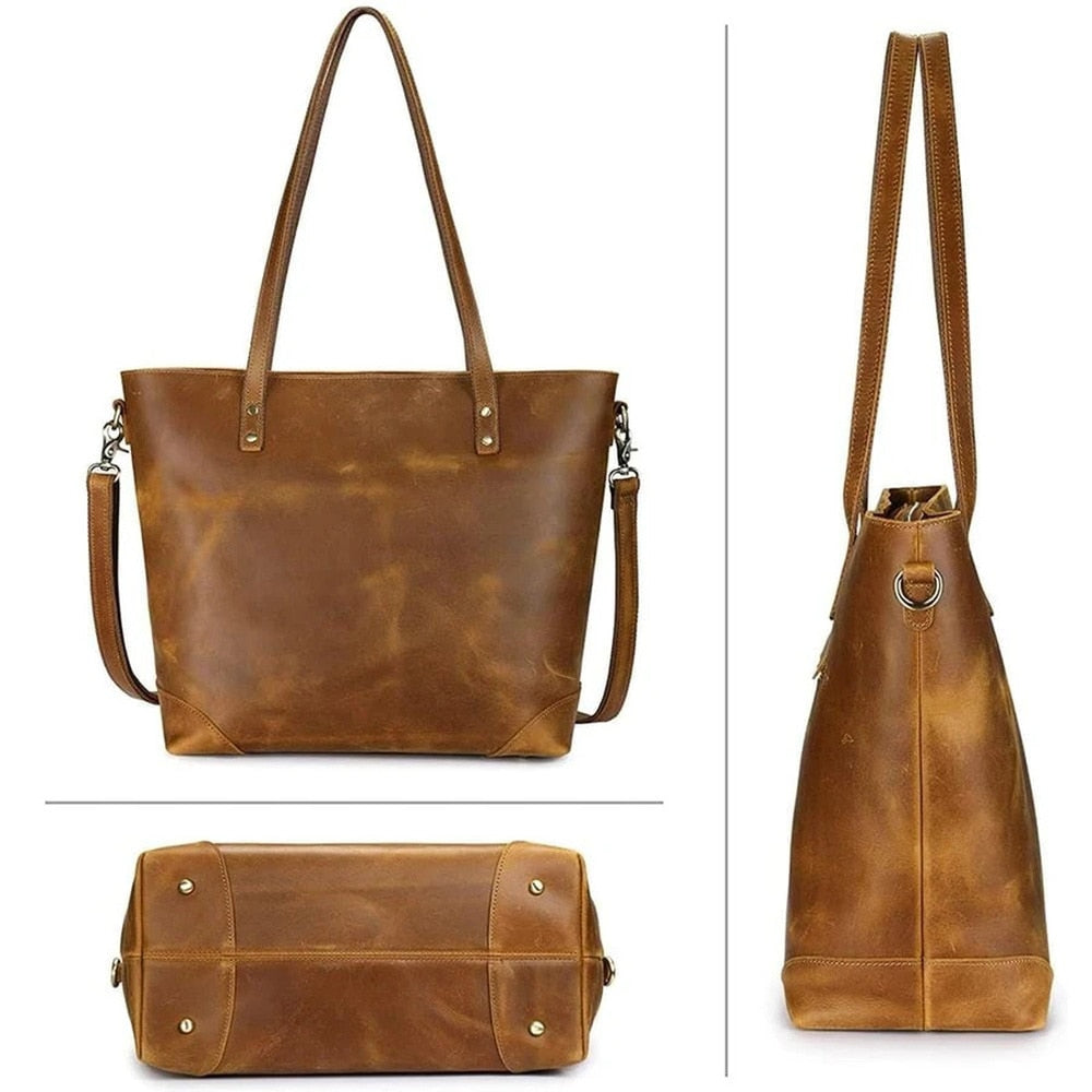 Bellevo | Sac Fourre-Tout Vintage en Cuir