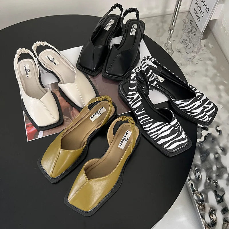 Céleste | Mules avec Confort Rembourré et Élasticité pour Femmes
