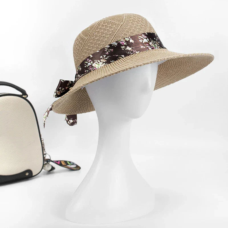 Céleste | Chapeau d'été avec Style Élégant et Protection Solaire pour Femmes