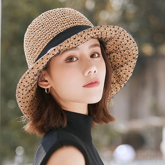 Céleste | Chapeau d'été avec Broderie Ajourée et Style Élégant pour Femmes