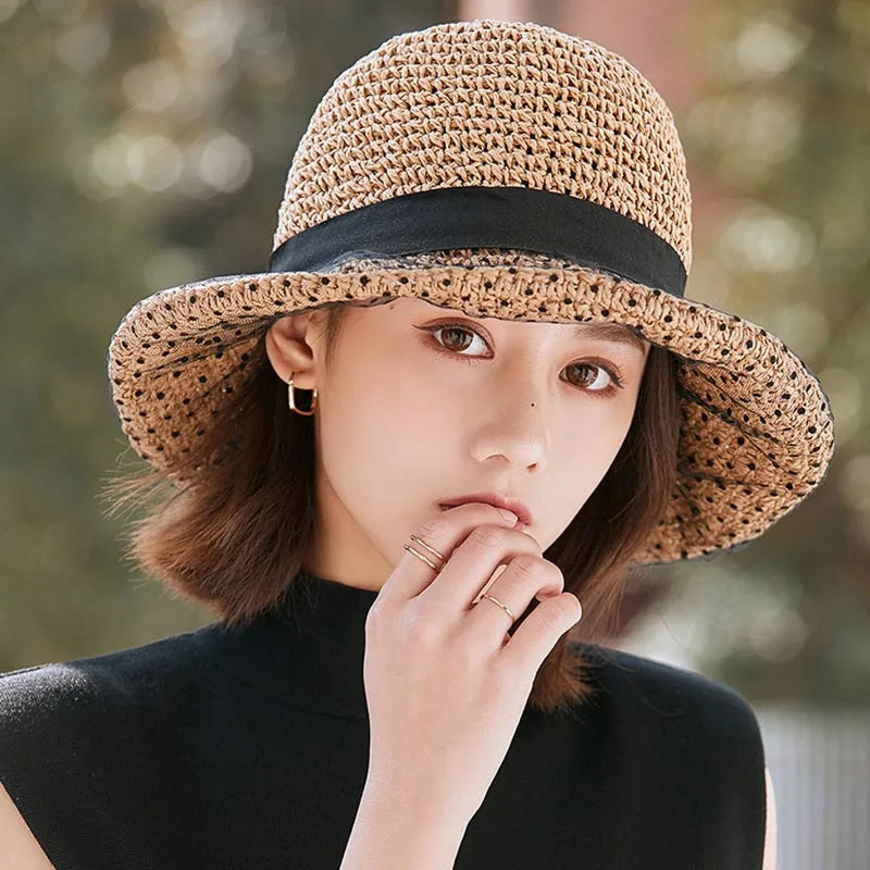 Céleste | Chapeau d'été avec Broderie Ajourée et Style Élégant pour Femmes