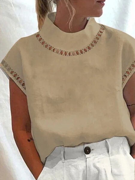 Clara | Blouse Vintage avec Tissu Aéré et Coupe Décontractée pour Femmes