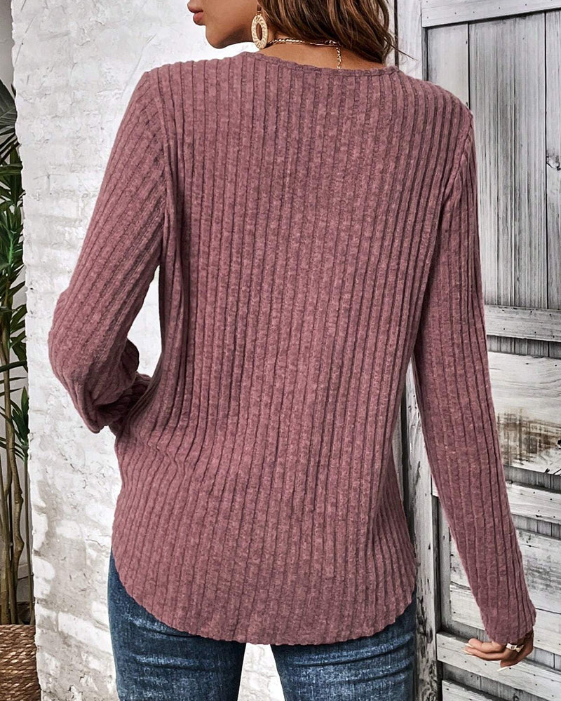 Boutique - pull décontracté à col rond