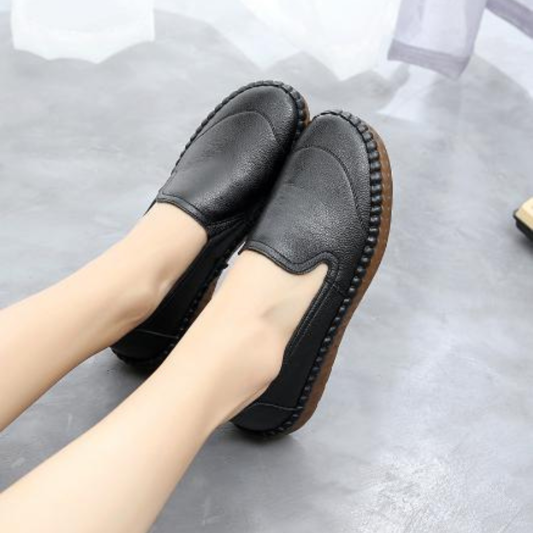 Aelin | Loafers Plats Pour Femmes En Couleur Unie