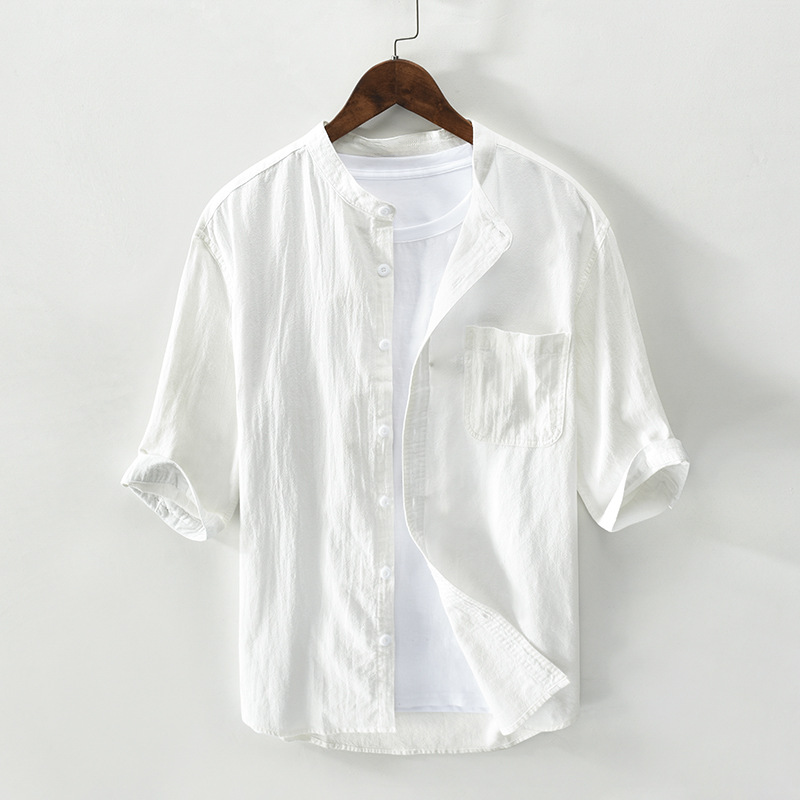 Alessandro | Chemise en Lin avec Tissu Respirant et Confort Léger pour Hommes