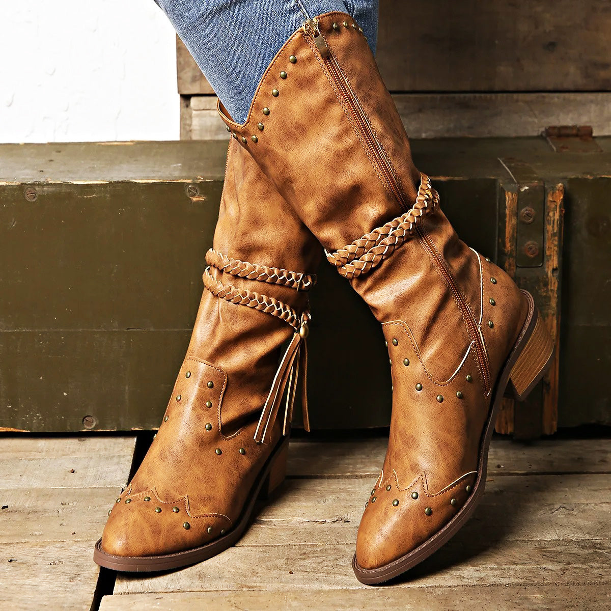 Sienna | Bottes western avec Élégance et Confort pour Femmes