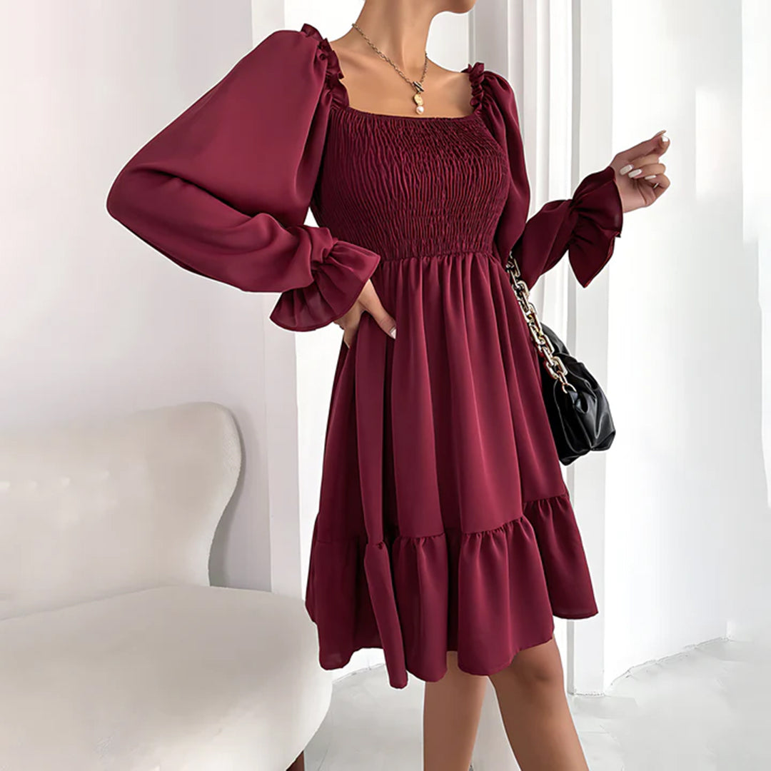 Audrie - Stylish dress with frills