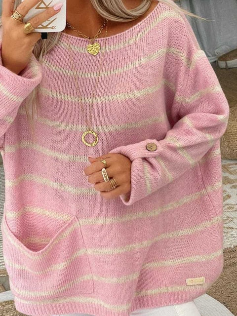 Léonie's - pull rayé chic