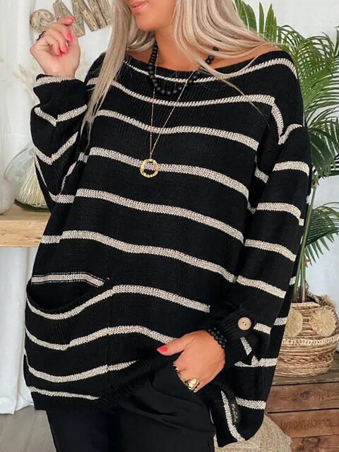 Léonie's - pull rayé chic