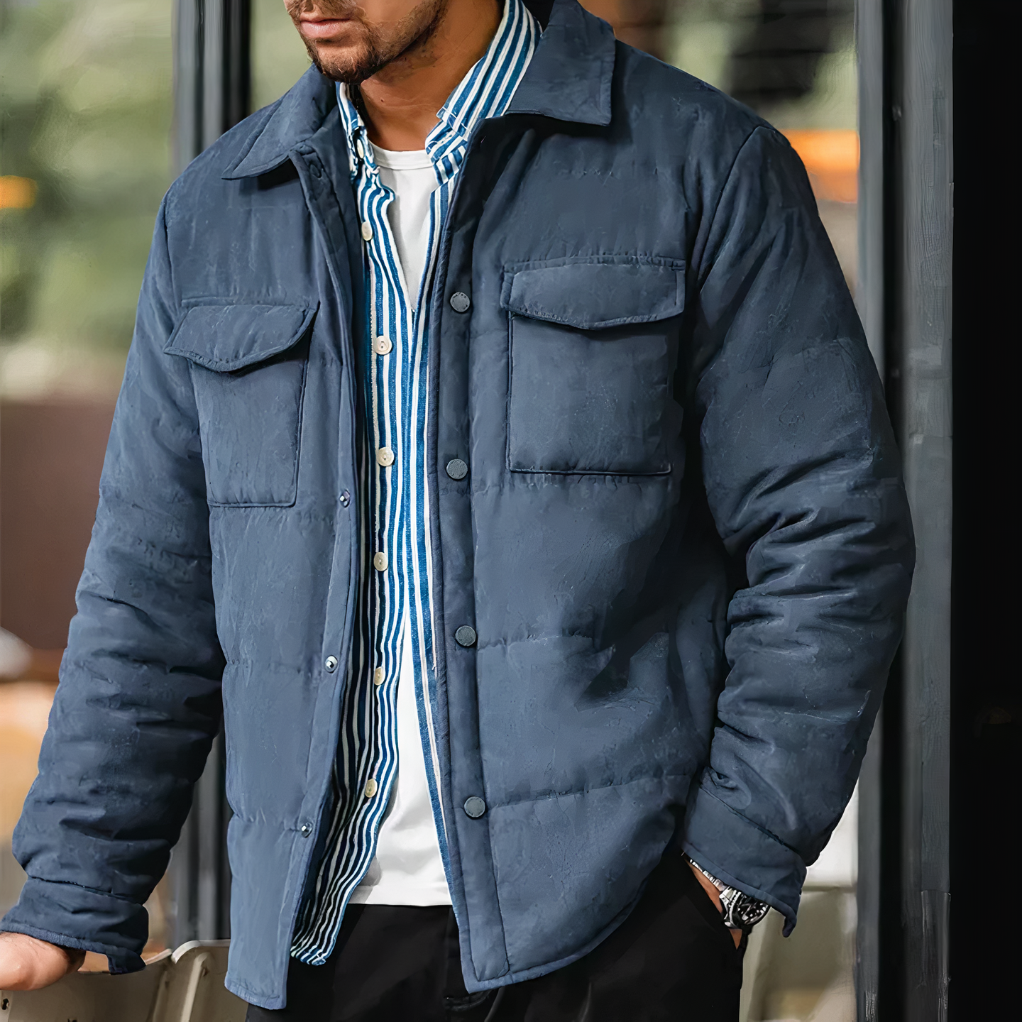 Alaric | Veste d'hiver avec Style Rétro et Doublure Chaude pour Homme