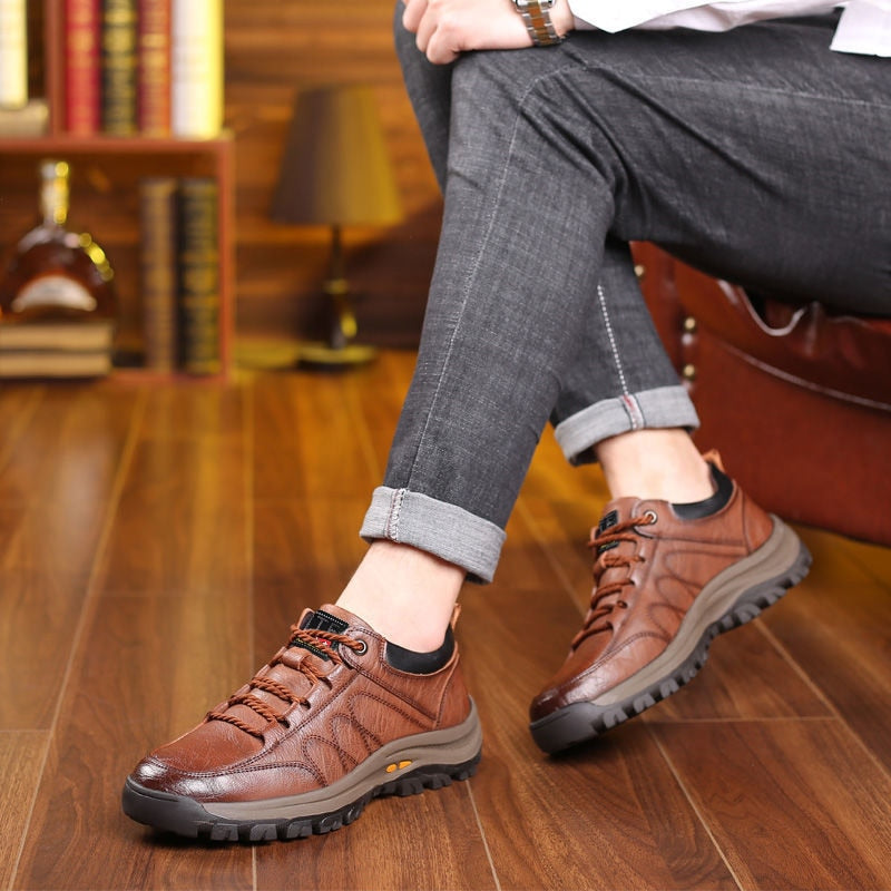 Lotte | Chaussures de randonnée confortables et respirantes en marron élégant