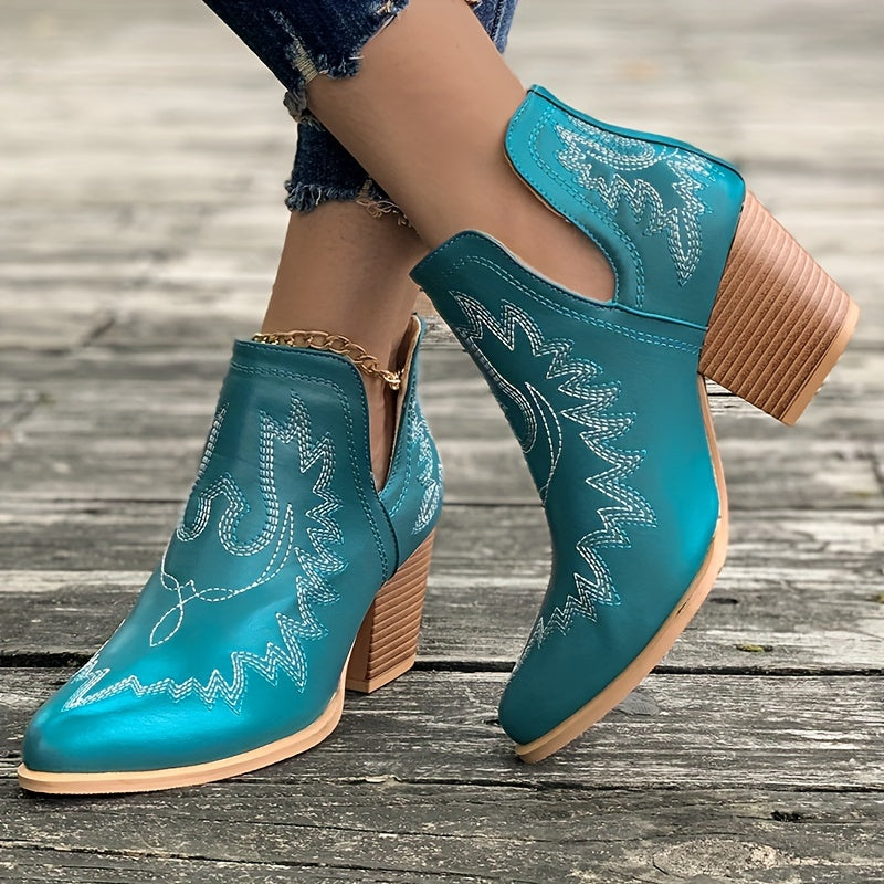 RetroVibe | Bottines à talon aiguille pour femmes