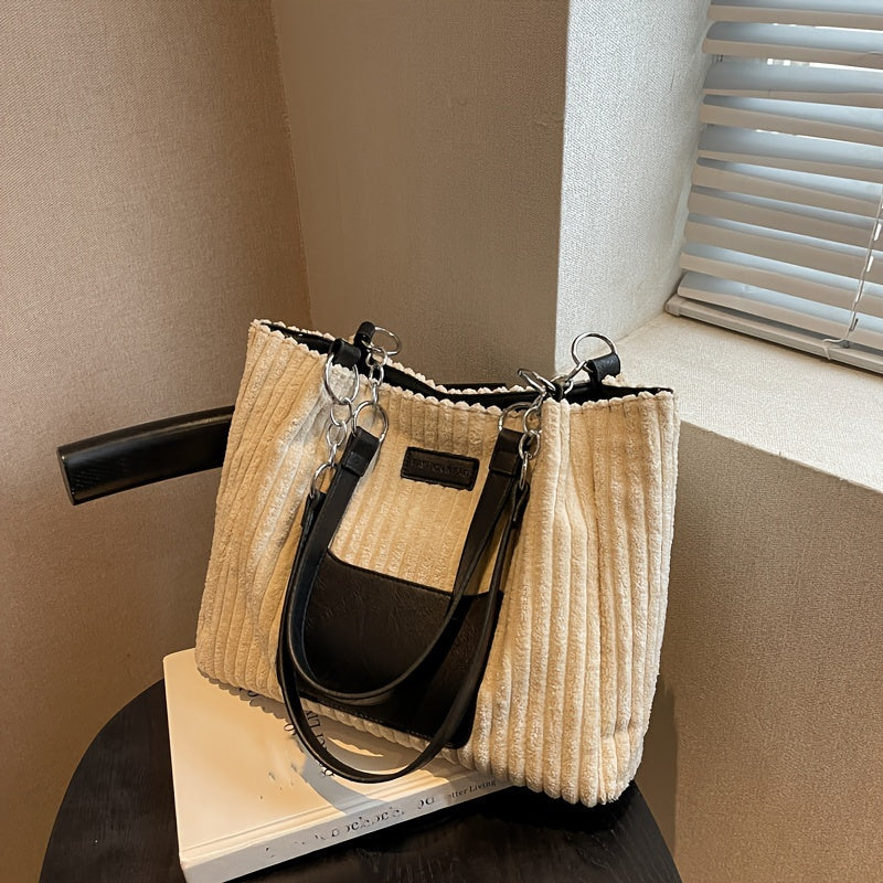 Sienna | Sac à chaîne en velours côtelé avec Style Élégant et Espace de Rangement Spacieux для Femmes