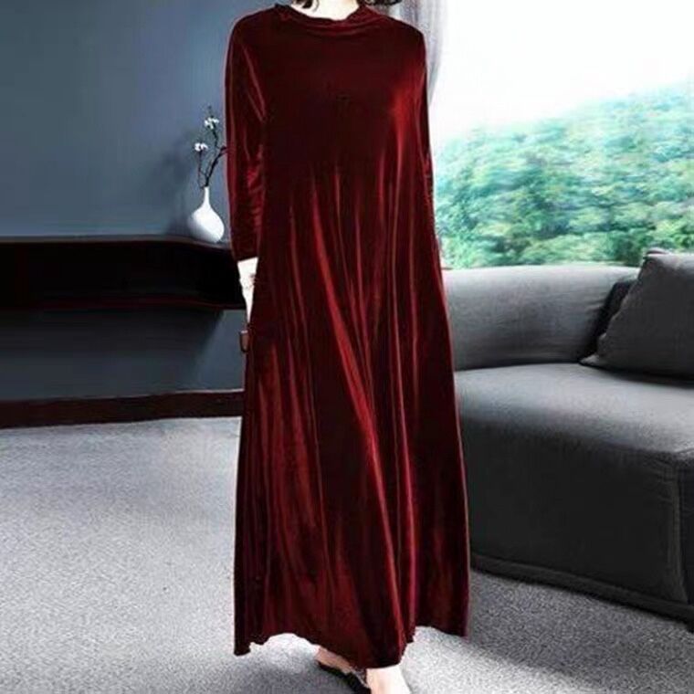 Bellevo | Robe longue en velours