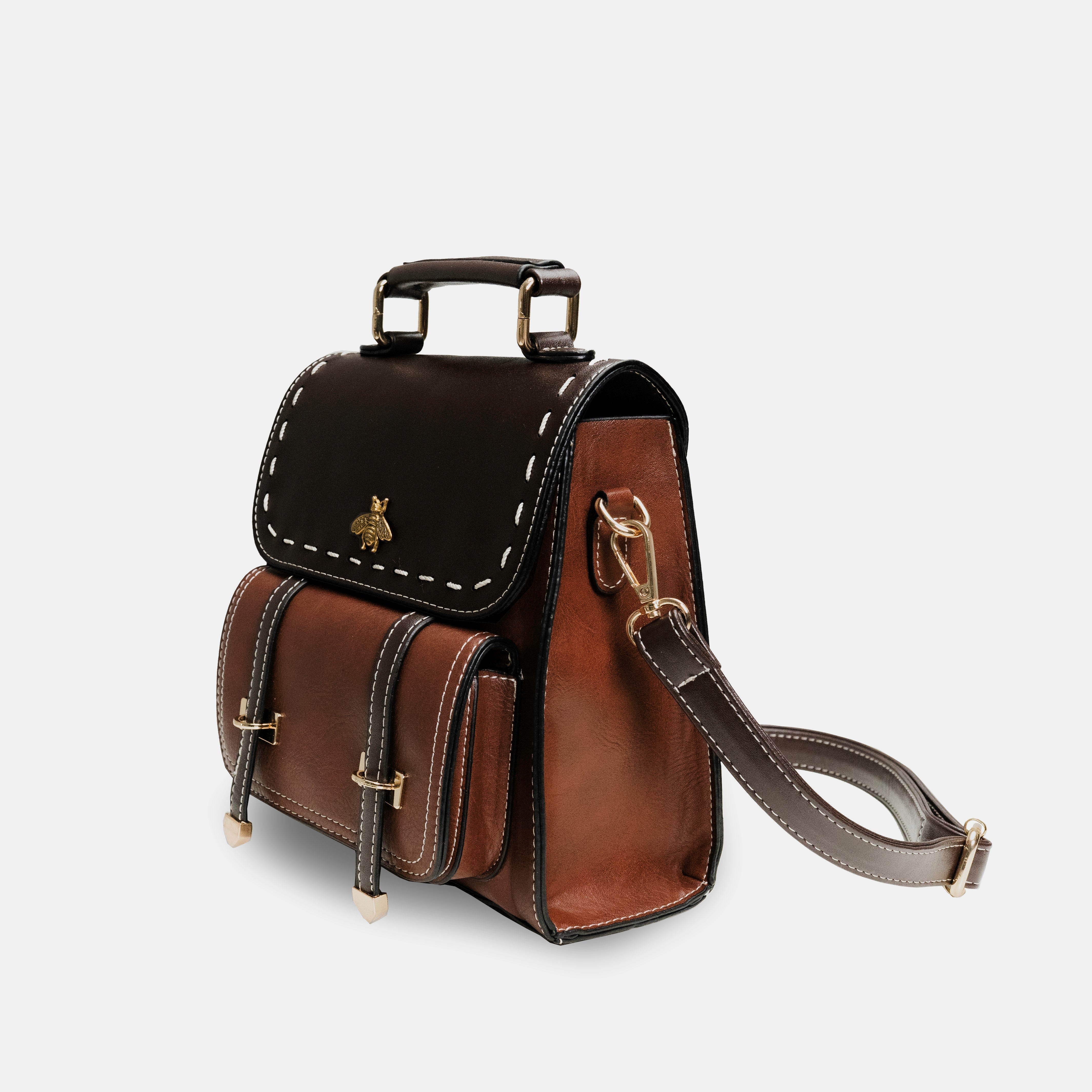 Bellevo | Vintage-Inspired Vegan Leather Backpack – Stylish, Spacious, and Versatile for Everyday Use